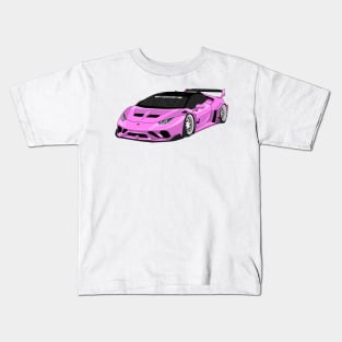 lamborghini huracan VIOLET Kids T-Shirt